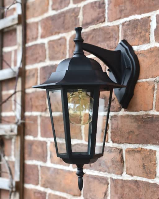 'Grosvenor' Traditional Top Fix Wall Lantern - thumbnail