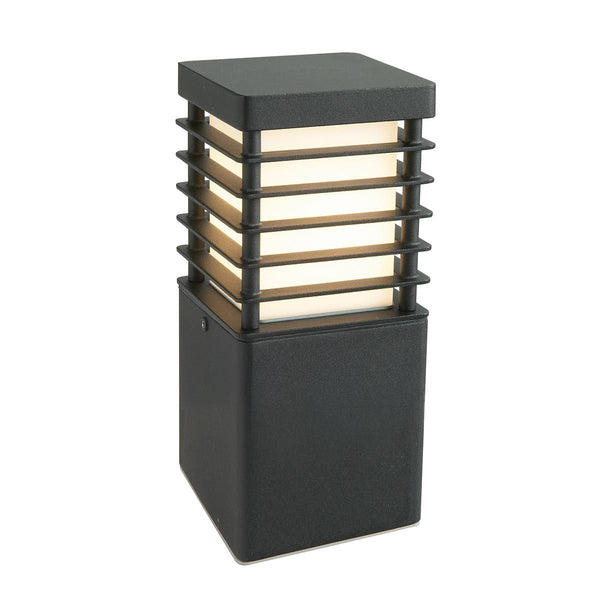 'Haverdal' Black Bollard Light - 26cm