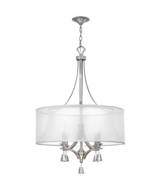 'Hallwood' Four Light Modern Chandelier 