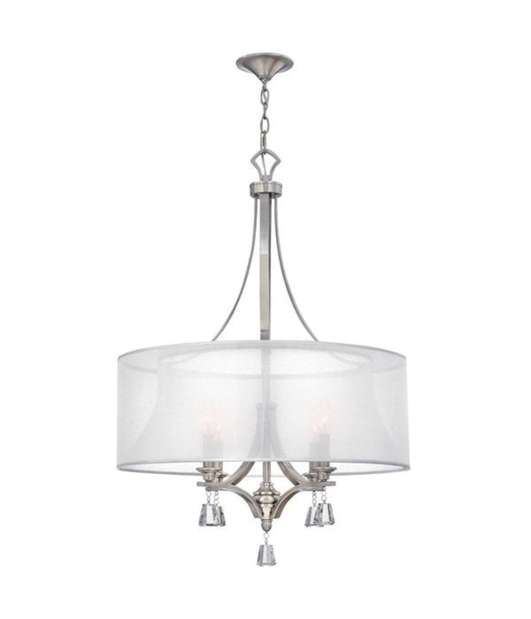 'Hallwood' Four Light Modern Chandelier