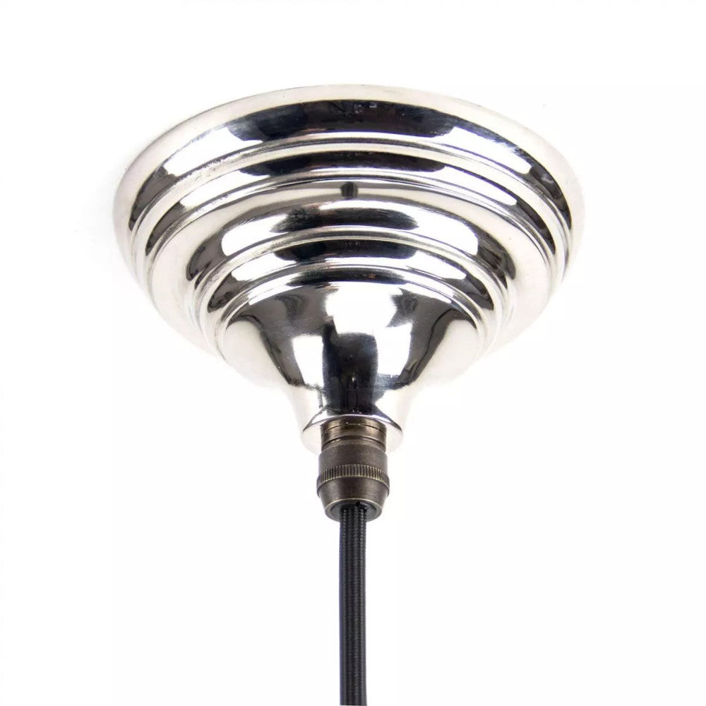 Nickel silver ceiling rose 