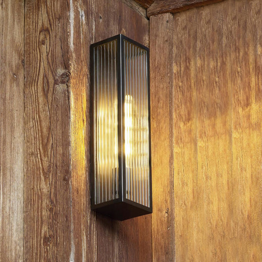 'Hampton' Medium Ribbed Wall Light