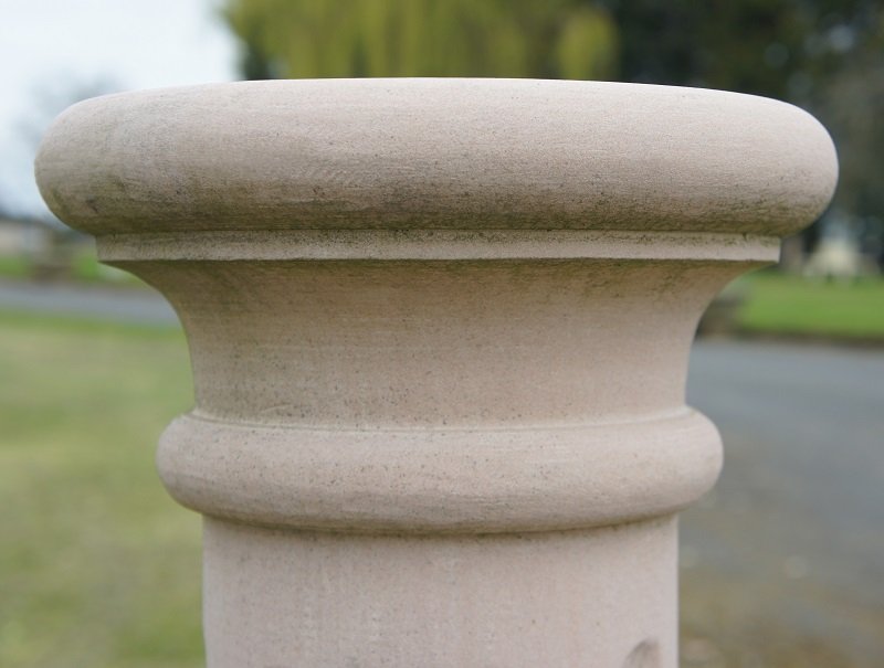 Hand Carved Sandstone Sundial Plinth