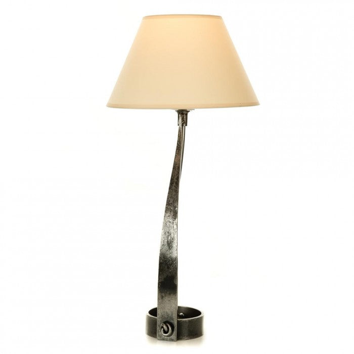 Handcrafted Blacksmith Iron Knot Design Table Lamp By Belltrees Forge
