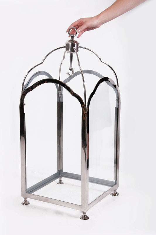 Silver hanging table light