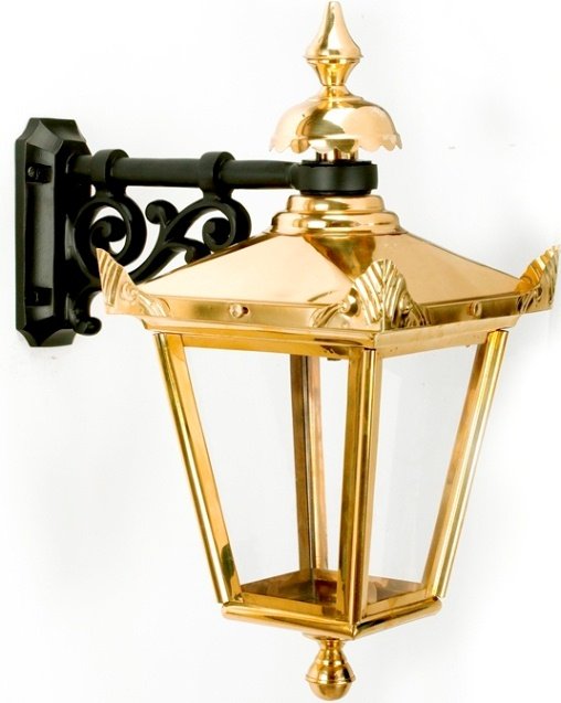 Pair of Hanging Brass Victorian Lantern