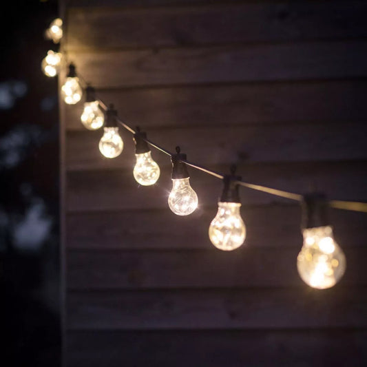 'Rosewood' Hanging Bulb Lights - 10 Lights