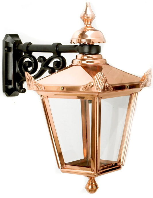 Hanging Pub Wall Lantern in Copper