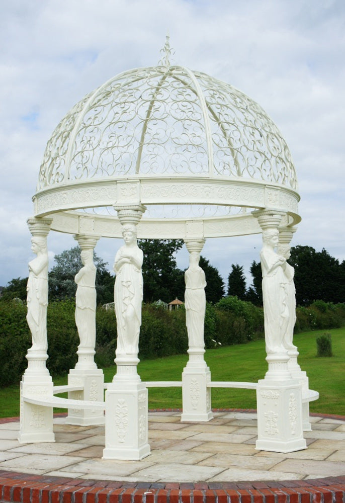 'Hardwick' Classic Gazebo on the patio 