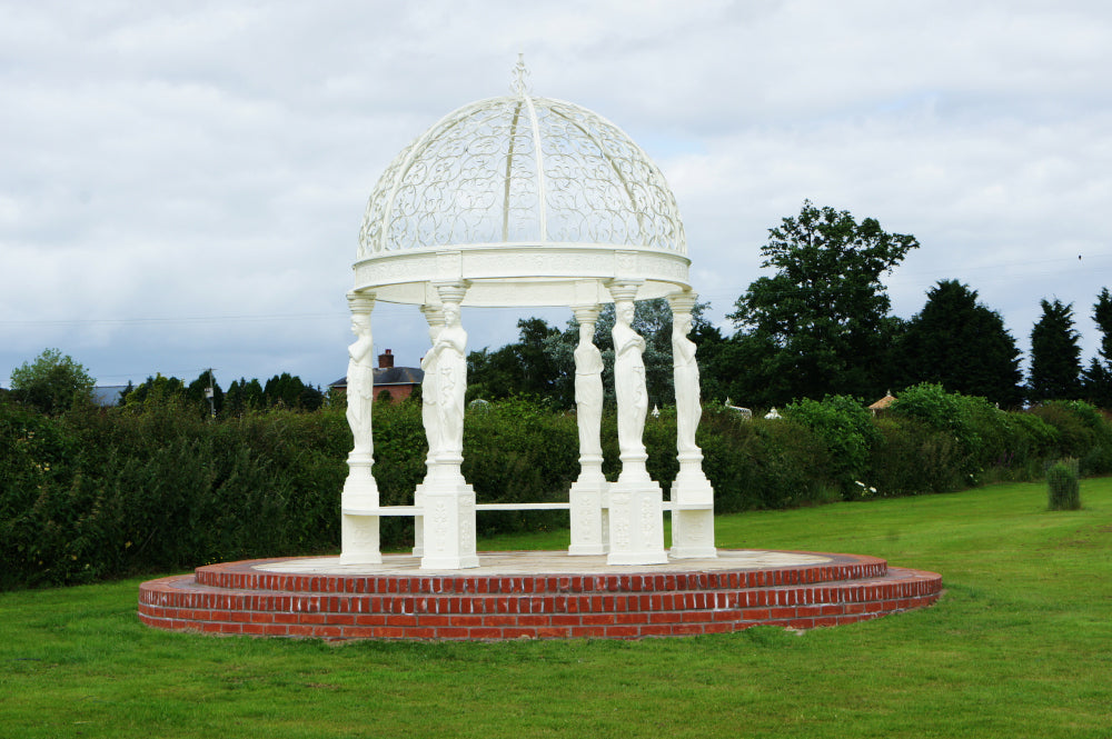 Landscape view of the 'Hardwick' Classic Gazebo 