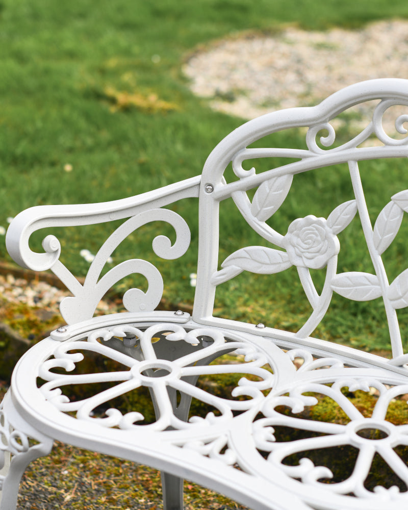 Close up of the coiled armrest