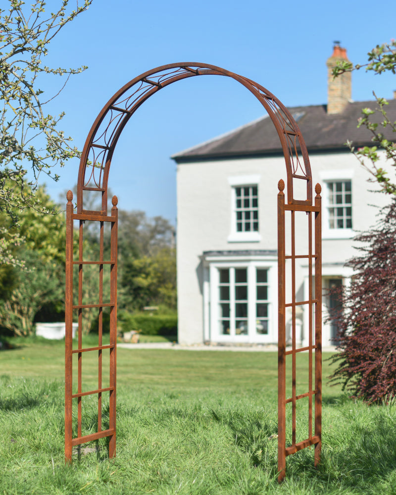 'Hassall' Pinecone Inspired Rustic Rose Arch