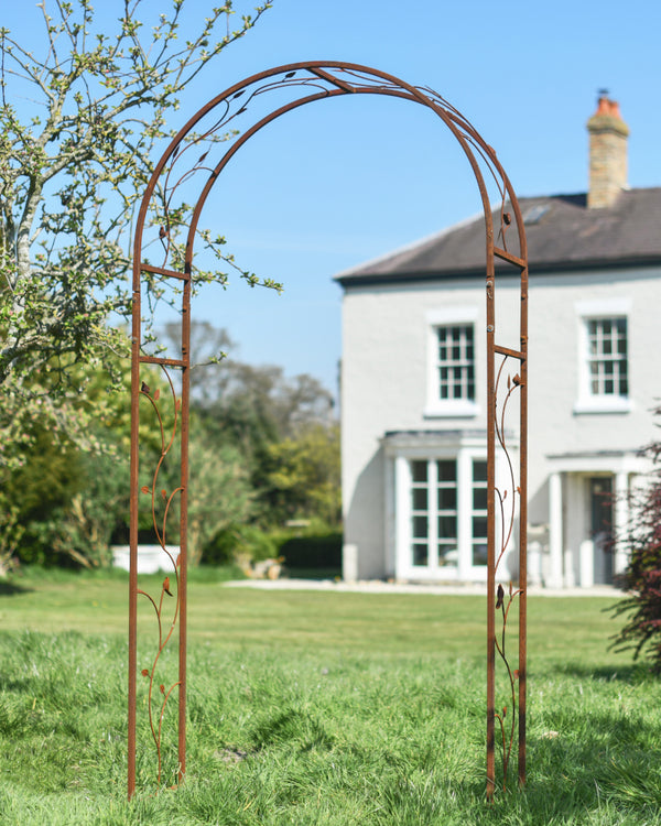 'Hawthorn' Nature Inspired Rustic Rose Arch