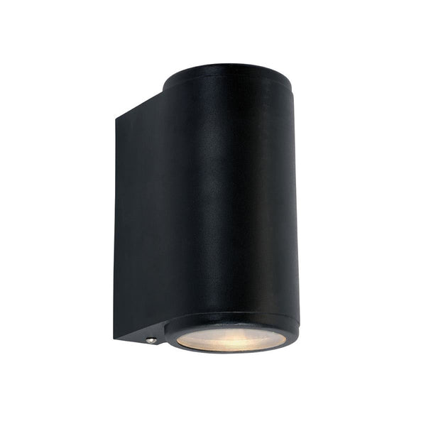 'Headlam' Contemporary Up And Down Black Wall Light
