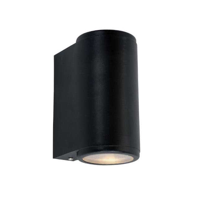 'Headlam' Contemporary Up And Down Black Wall Light - thumbnail