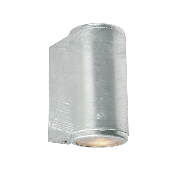 'Headlam' Contemporary Up And Down Galvanised Wall Light