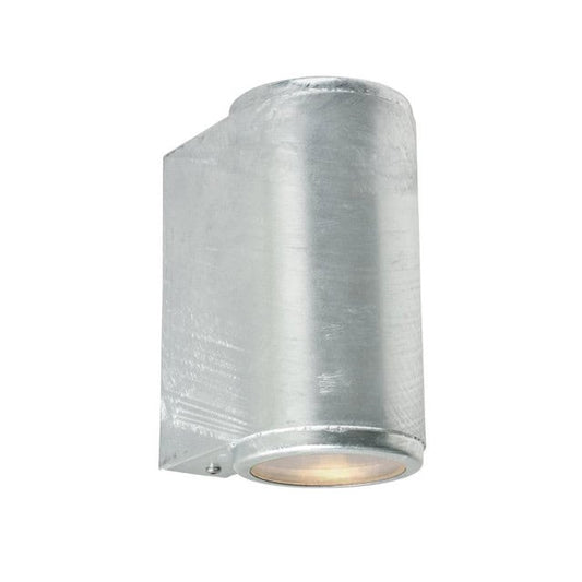 'Headlam' Contemporary Up And Down Galvanised Wall Light - thumbnail