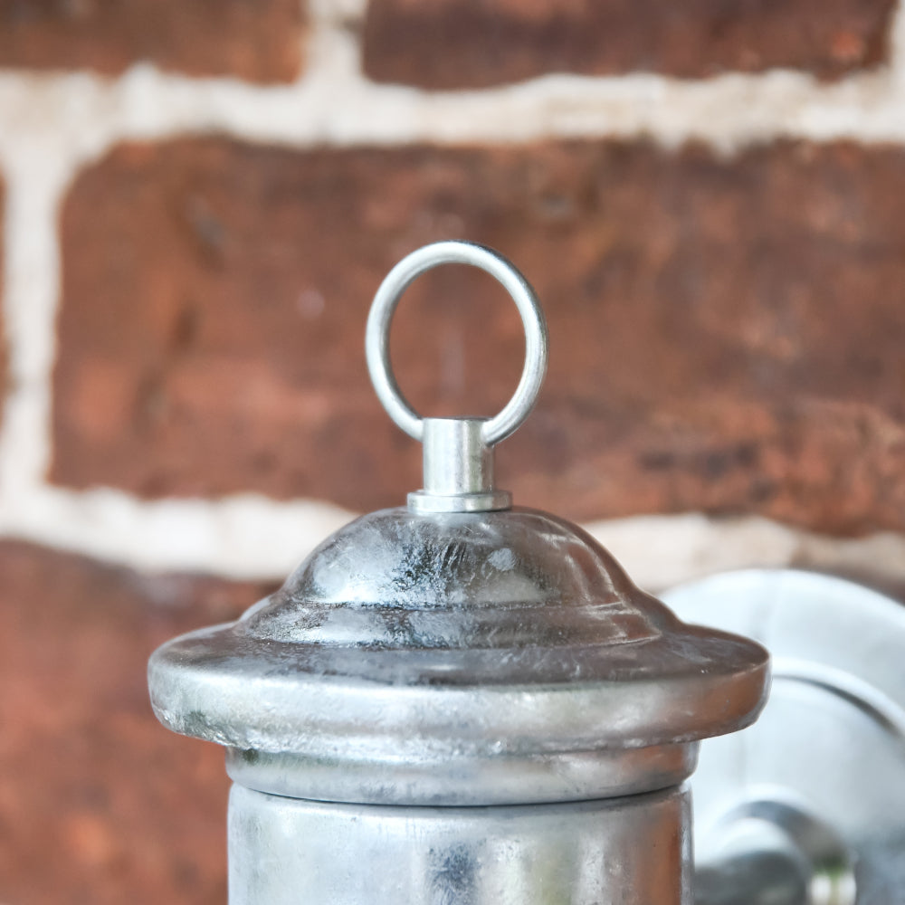 Magnified view of the wall light base