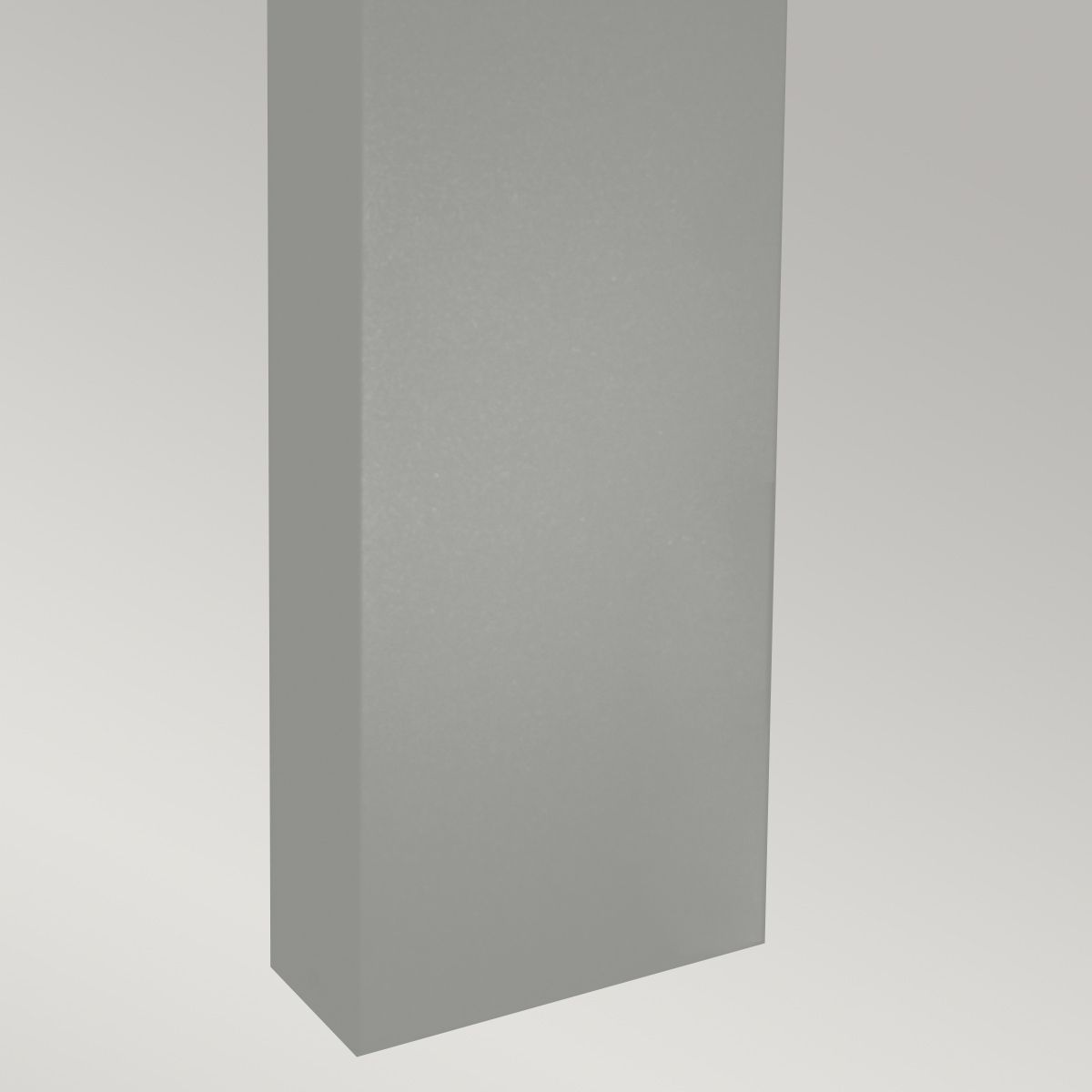 View of the silver slim bollard frame