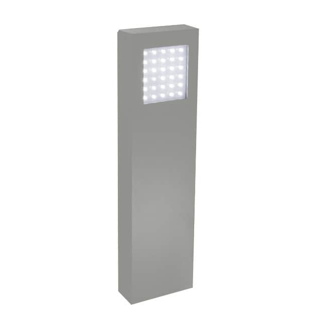 'Hendre' Silver Modern Mini Bollard  - thumbnail