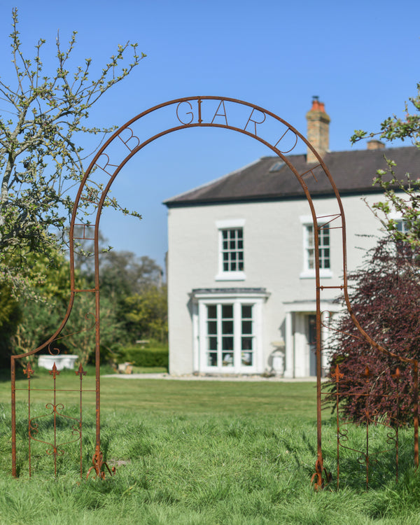 'Herb Garden' Classical Rustic Rose Arch