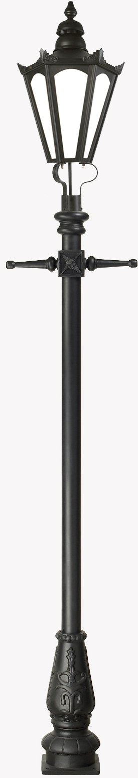 Hexagonal Garden Lamp Post