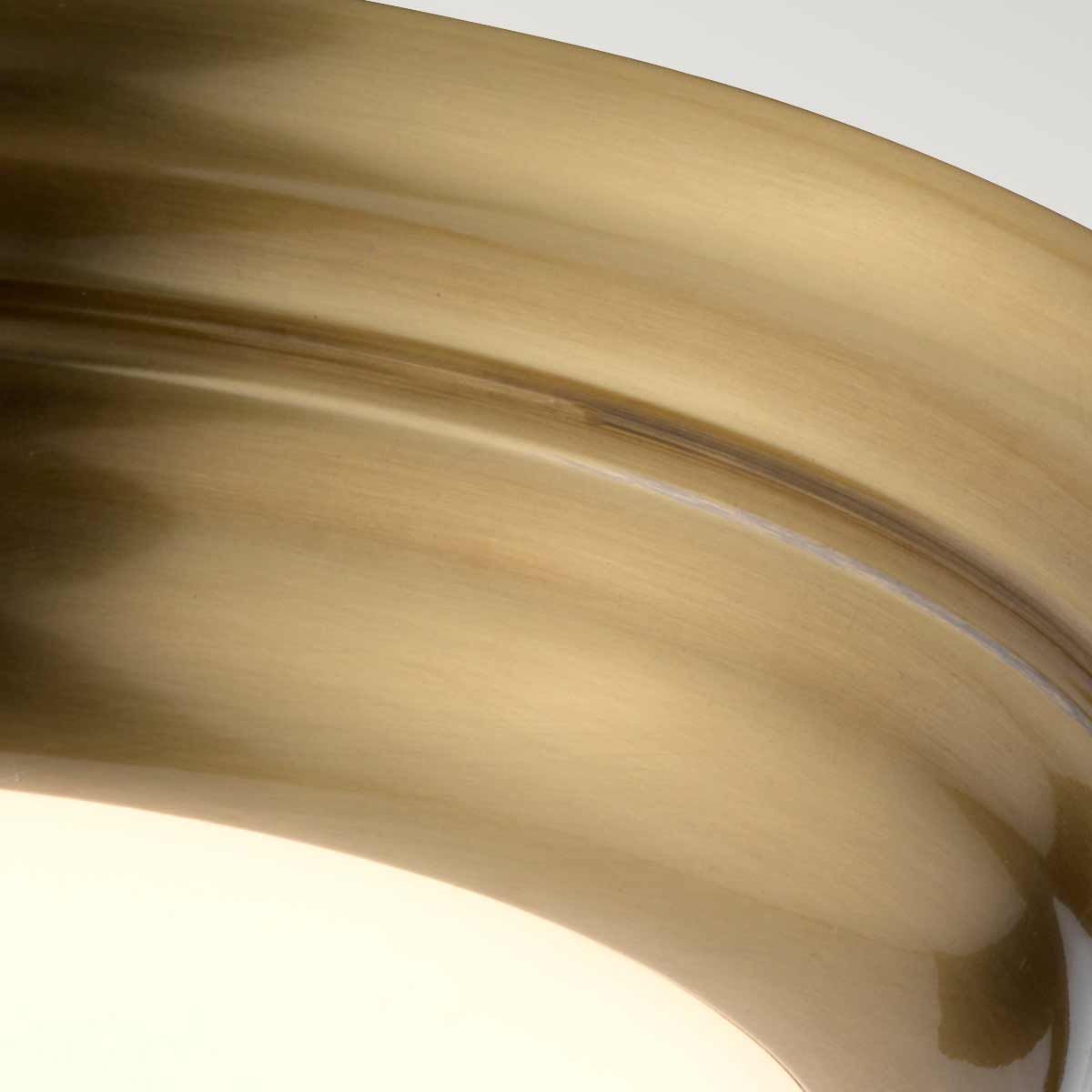 Close up of the grooved edges