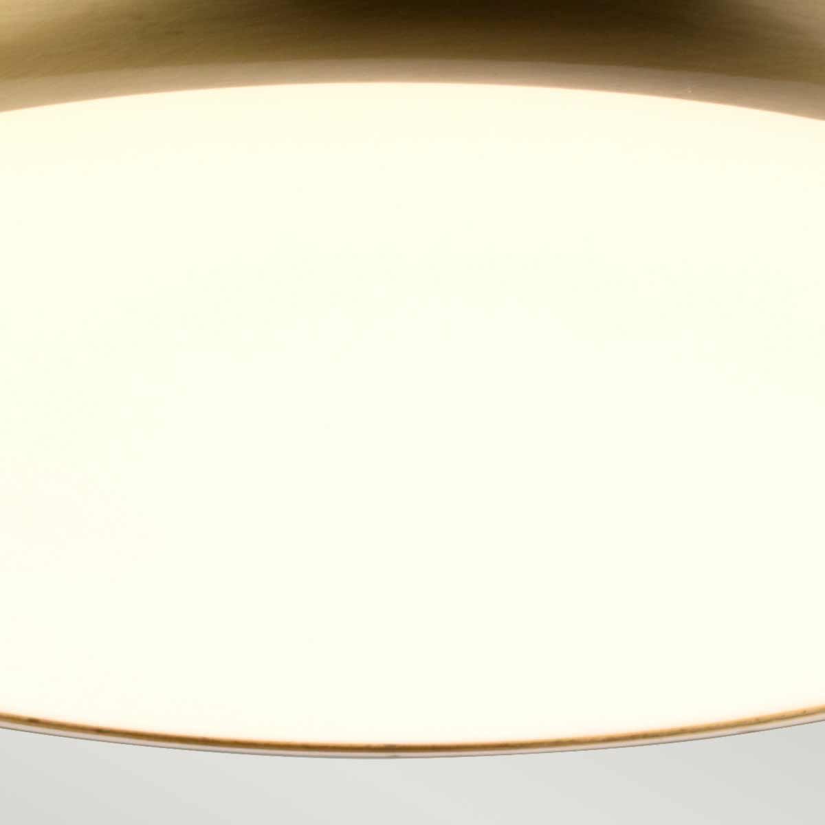 Closse up of the light illuminated