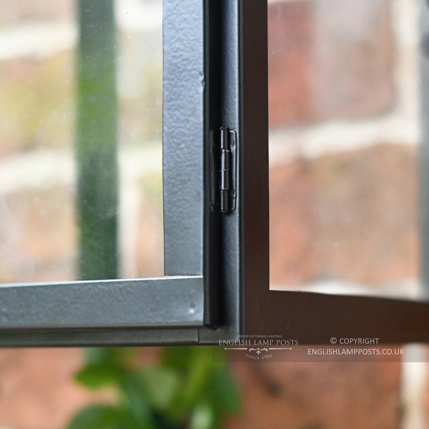 Hinged Opening Door Of Large Modern Wall Light