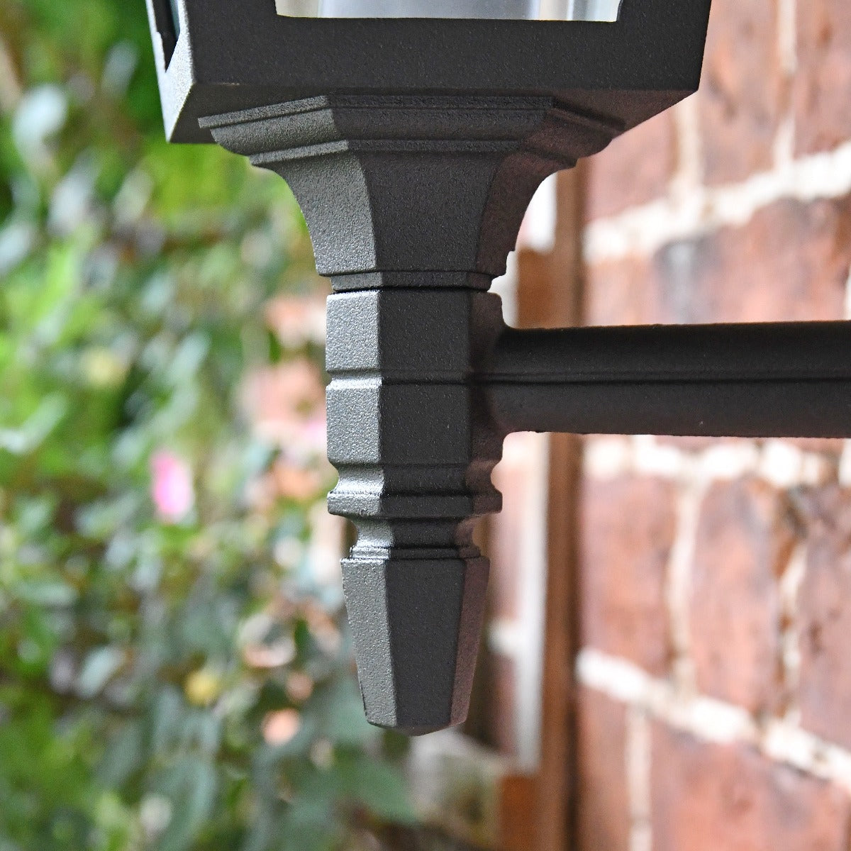 "Hoddlesden" Traditional Black Wall Lantern