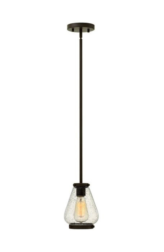 'Holdford' Seeded Glass Pendant Light 
