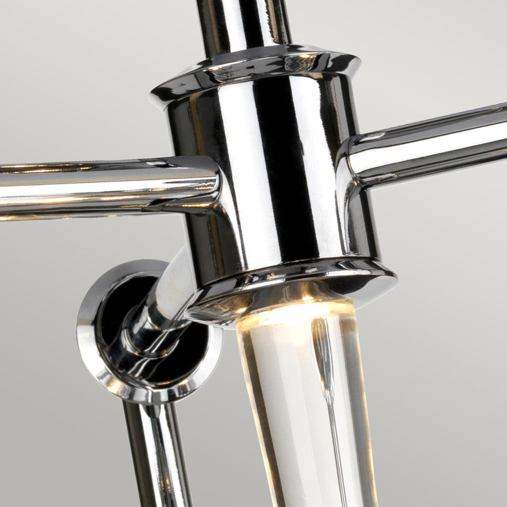 Magnified view of the light connector 