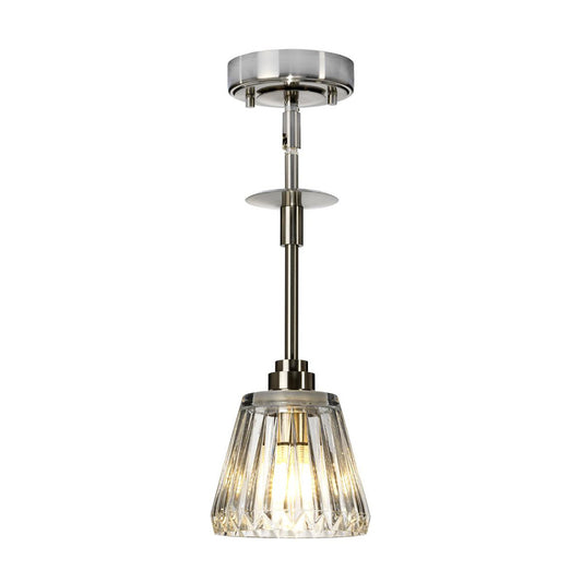 'Holloway' Polished Nickel Pendant Light
