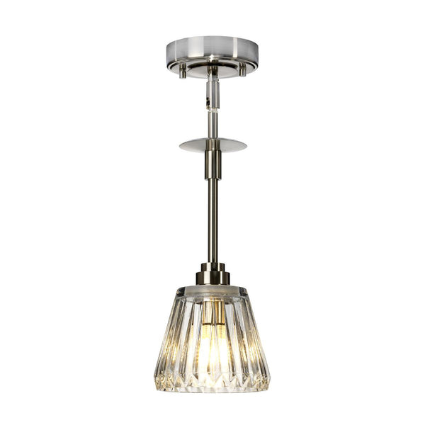 'Holloway' Polished Nickel Pendant Light