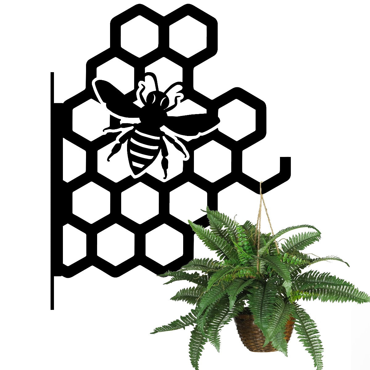 "Honeycomb Bee" Garden Hanging Basket Bracket