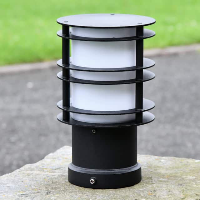 'Hopton' Modern Circular Pillar Light - thumbnail
