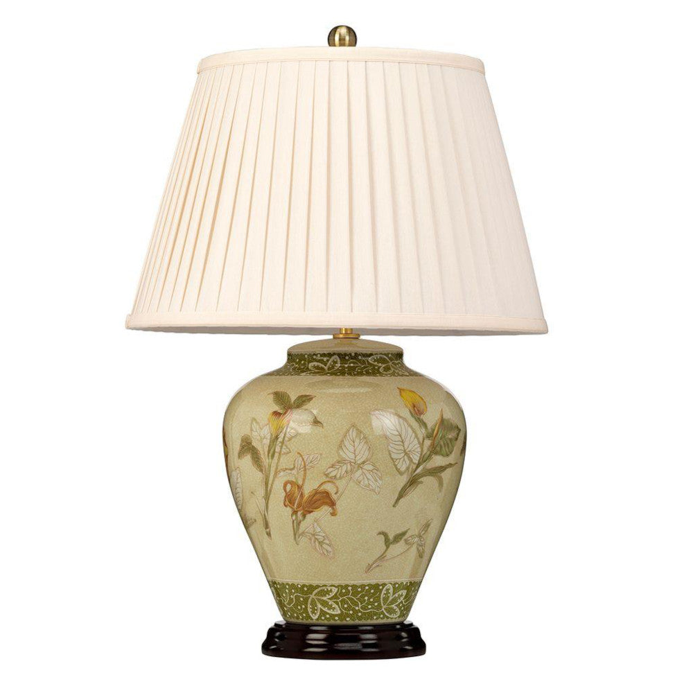 The table lamp not lit up