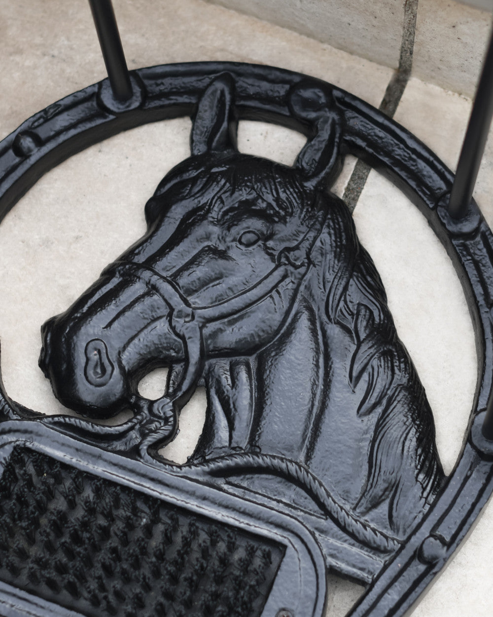 Horse inspired boot cleaner 