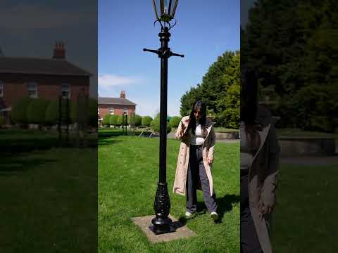 Antique Brass 'Dorchester' Traditional Lamp Post - 3.25m