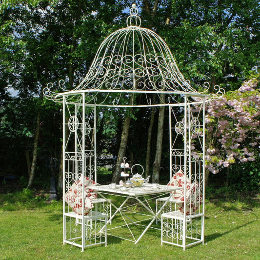 'St Rimini' Scrolled Cream Gazebo