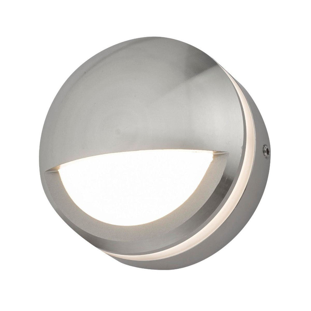 The circular wall light on a white background