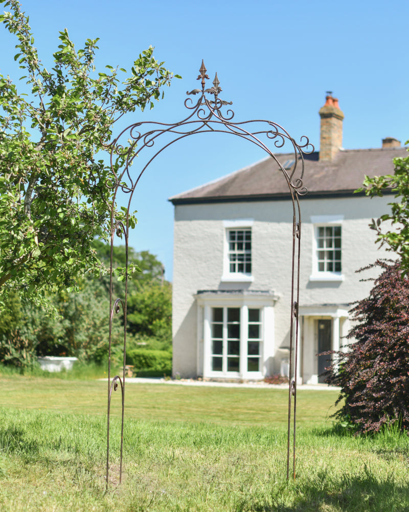 'Hutton' Lacquered Rose Arch