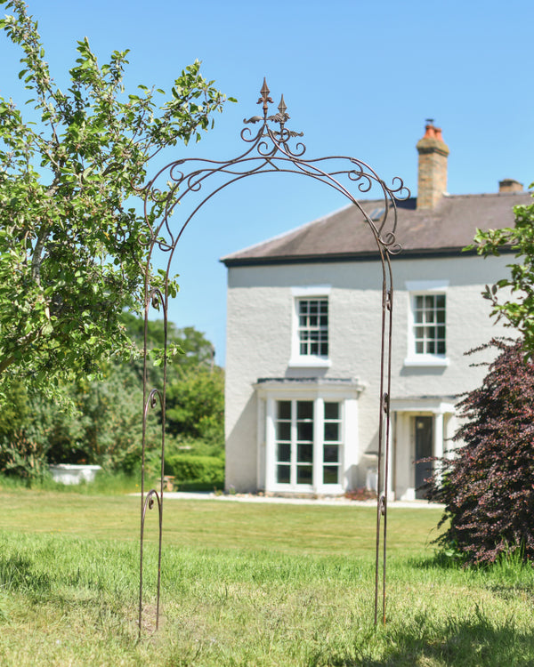 'Hutton' Lacquered Rose Arch