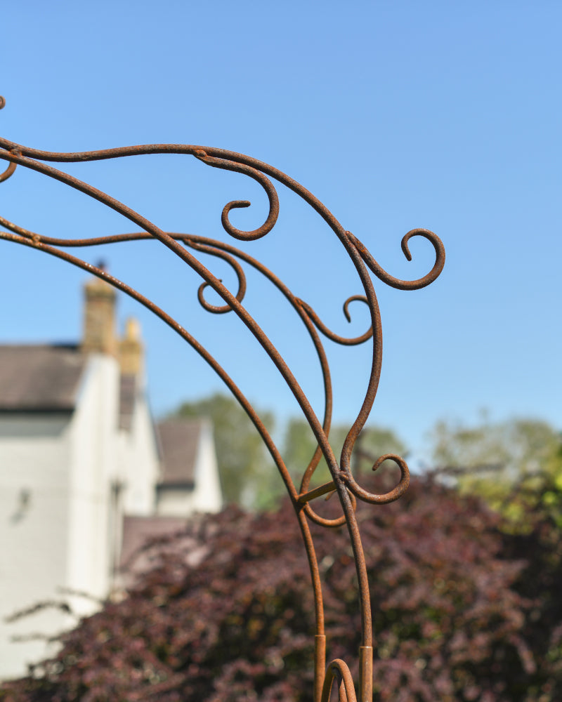 Close up of the arched sides