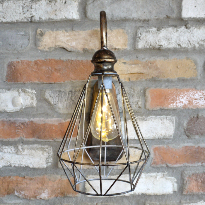 Industrial Style Suspended Wall Light