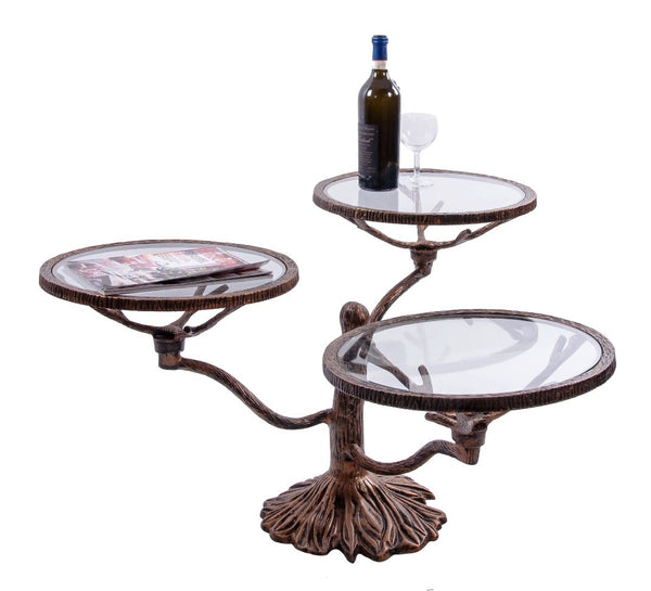 Aluminium Three Tiered Tree Tops Bar Table