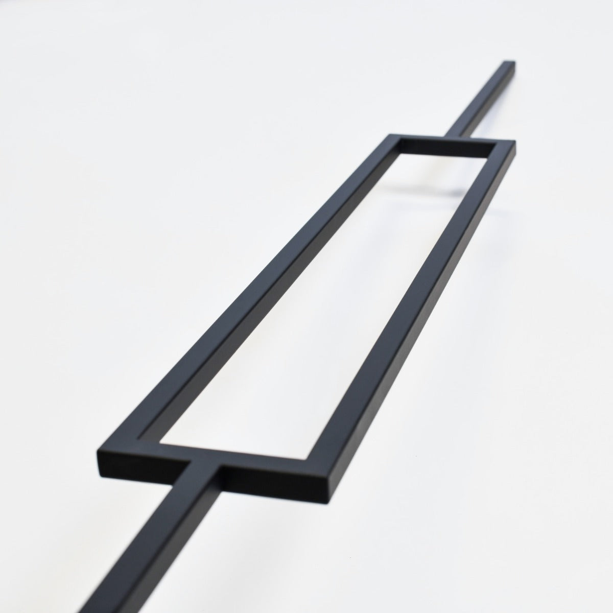 Invalesco Matte Black Rectangular Metal Stair Spindle