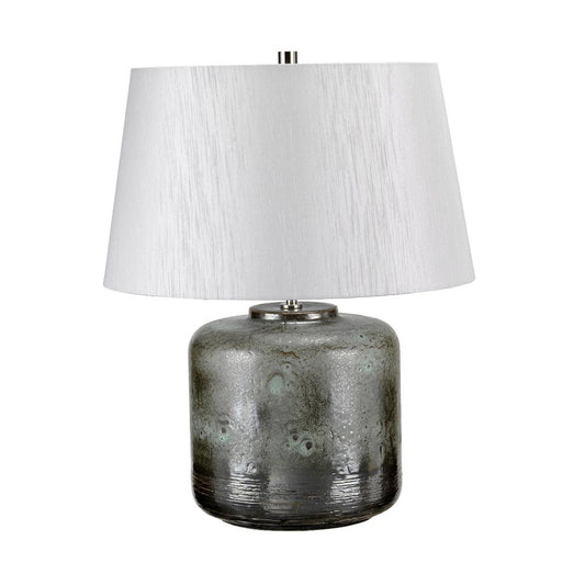 'Iscoyd' Verdigris And Grey Table Lamp