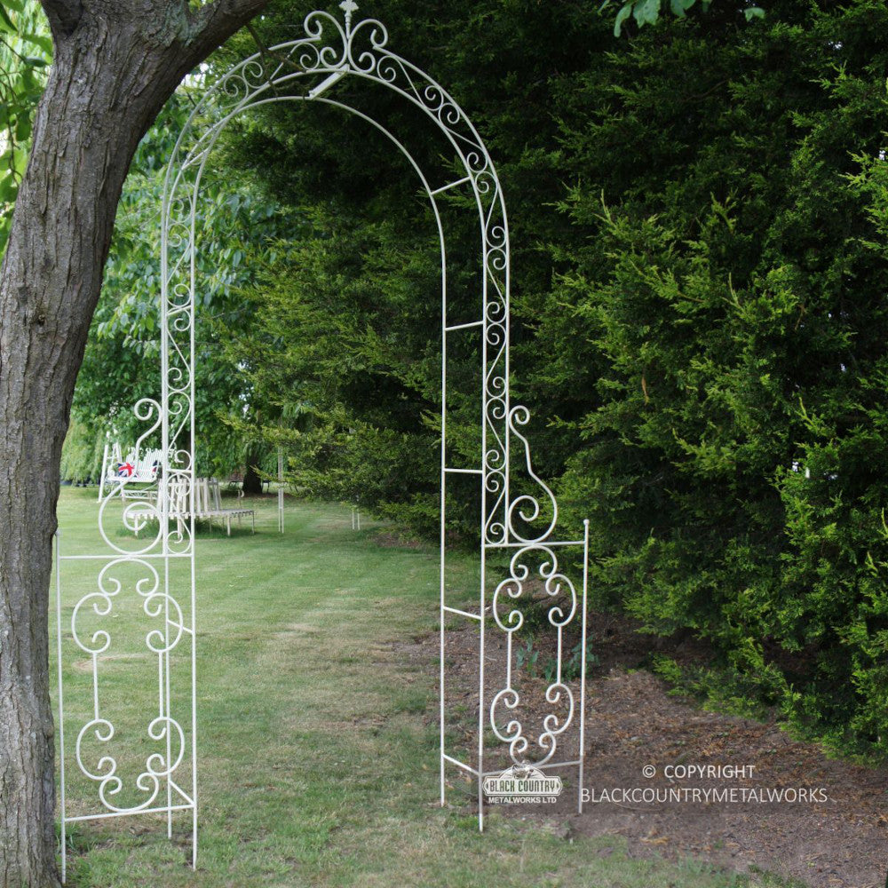 'Jodrell' Ornate Coiled Rose Arch