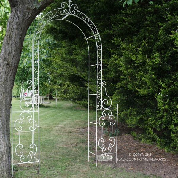 'Jodrell' Ornate Coiled Rose Arch